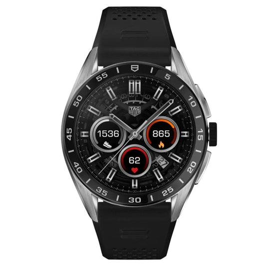 Tag Heuer Connected 45mm Smart Watch SBR8A10.BT6259, Black