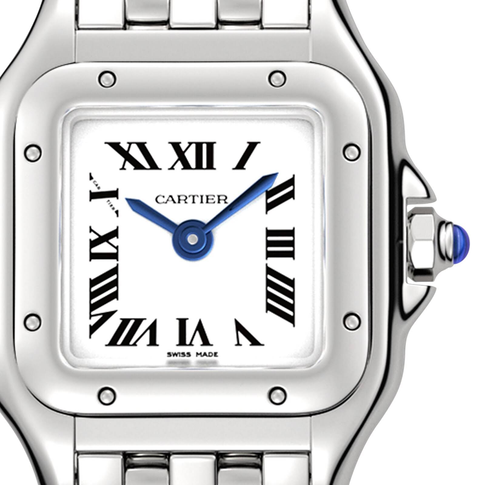Cartier Panthere Mini Silver Dial Ladies Watch WSPN0019