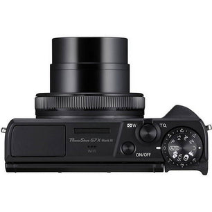 Canon PowerShot G7 x Mark III 20.1 Megapixel, 4.2x f/1.8 Optical Zoom, 3.0 in Tilt Touchscreen LCD 4K Video Digital Camera - Black