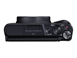 Canon PowerShot SX740 HS - Digital Camera - Compact - 20.3 Mp - 4K / 30 FPS - 40x Optical Zoom - Wi-Fi, Bluetooth - Black