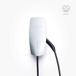 Tesla Wall Connector Electric Vehicle Charger with 48A Hardwired - White - 24 ft